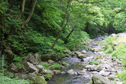 岡山県真庭市　神庭の滝自然公園
