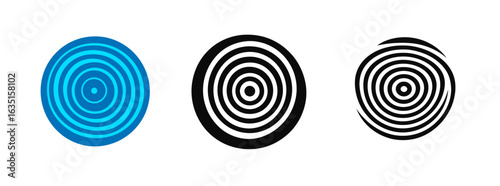 A graphic modern icons pack is represented by the vinyl icon set in black and white colors