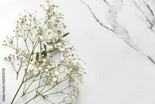 Delicate white baby's breat...
