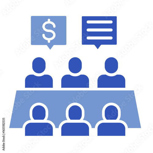 Budget Committee  Icon Element For Design