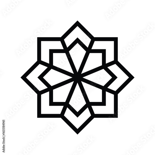 Islamic Hexagon ornament icon