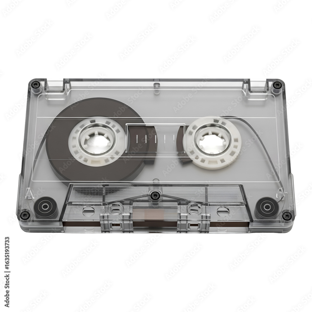 Fototapeta premium old audio cassette Cut out the background