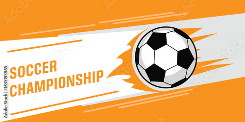 halftone style outdoor game soccer poster design vector