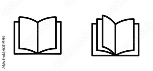 book icon vector	