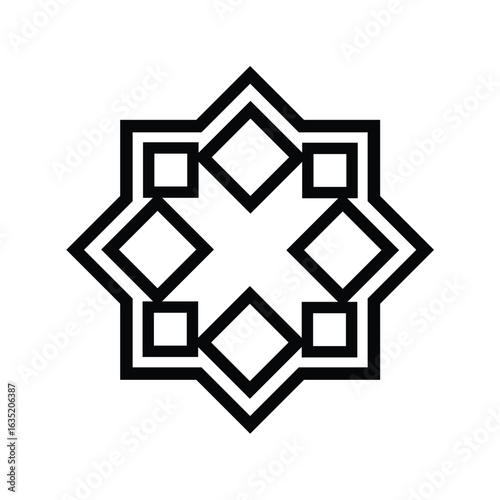 Islamic Hexagon ornament icon