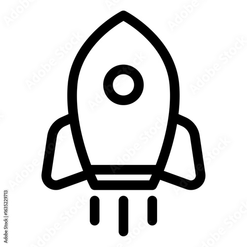 start up rocket icon