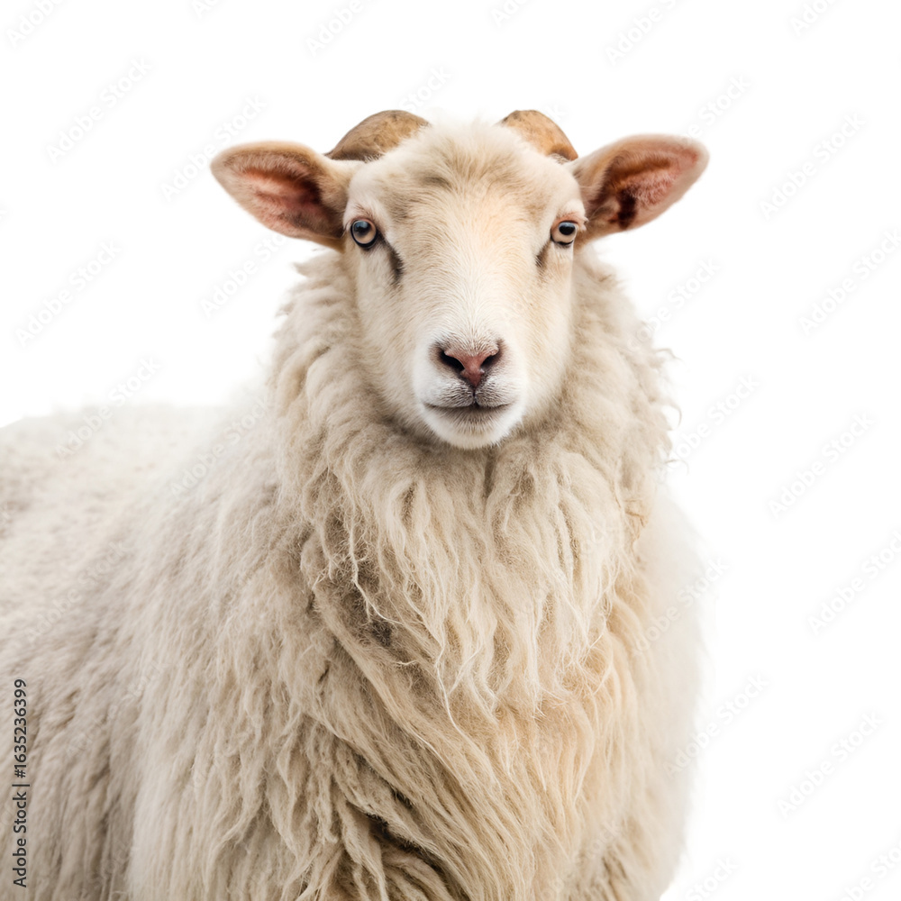 Fototapeta premium sheep isolated on white