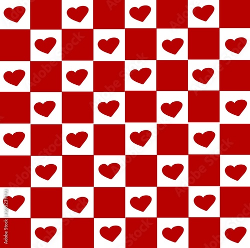 seamless pattern with hearts