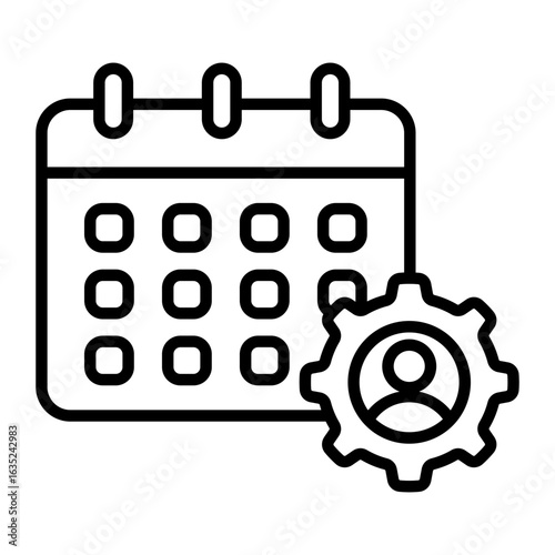 Resource Scheduling Icon