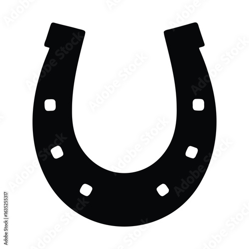 Download this lucky horseshoe vector graphic for your designs and projects for good luck charm