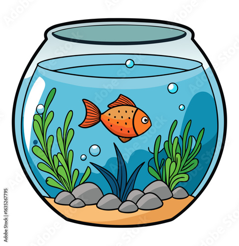 aquarium with fishes