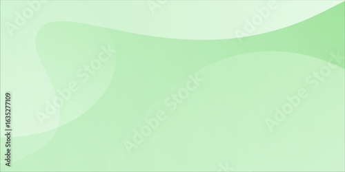 Modern geometric abstract with white and green shades. Modern and creative trending design in vector illustration.