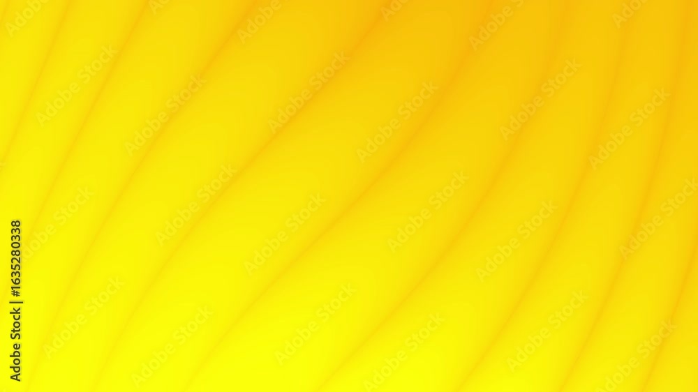 Wave background animation showcases bright yellow abstract curved lines in a dynamic flowing pattern.