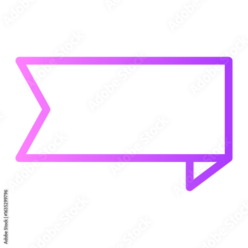 Ribbons gradient icon