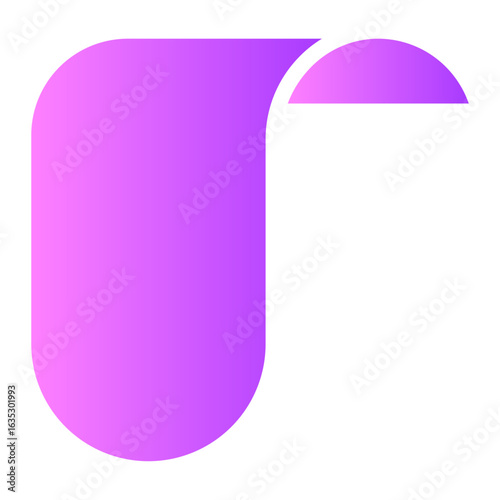 Sticker gradient icon