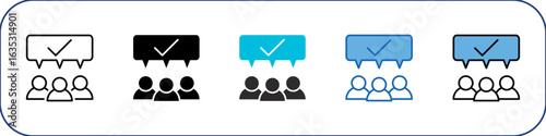 Consensus Icon Pack Multistyle Illustration