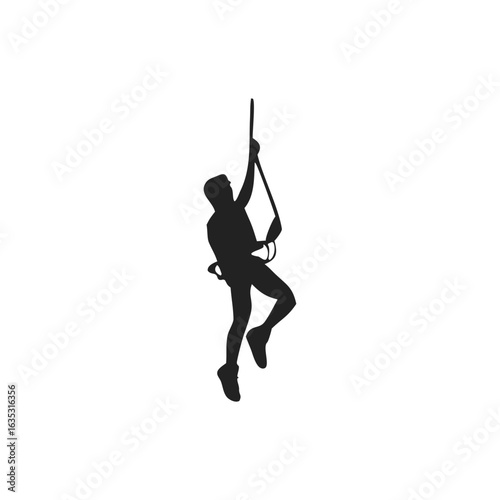 rock climbers and rappelers