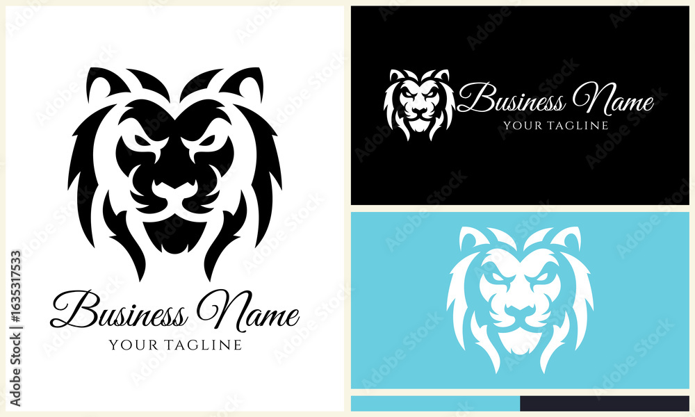 Fototapeta premium Lion Logo Design Templates. (4)