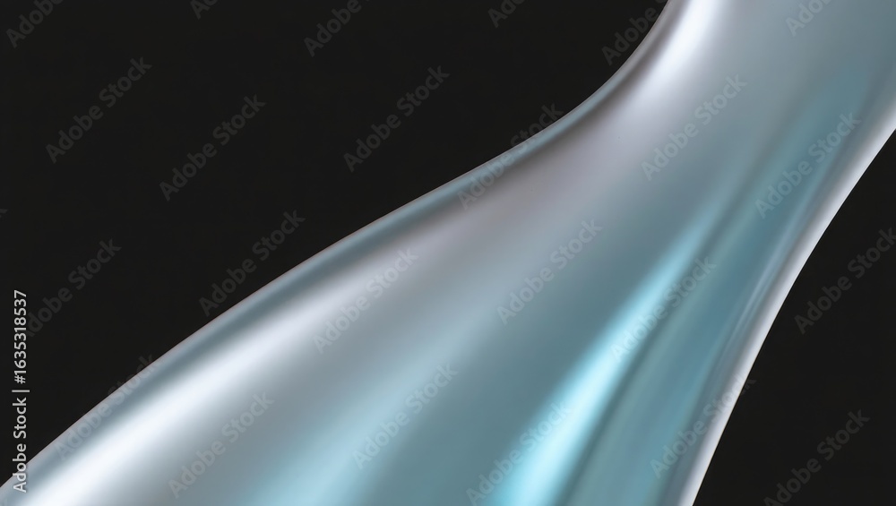 Obraz premium Abstract Blue Metallic Wave Texture image photo