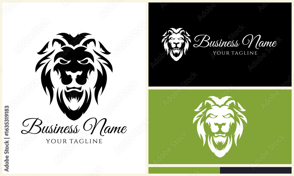 Fototapeta premium Lion Logo Design Templates. (3)