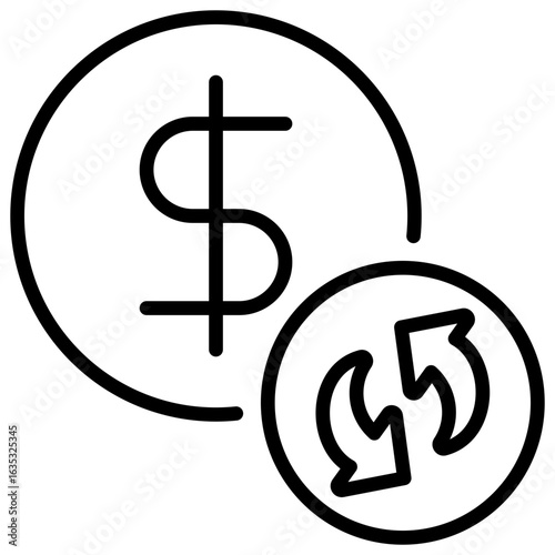 Refund Outline Icon