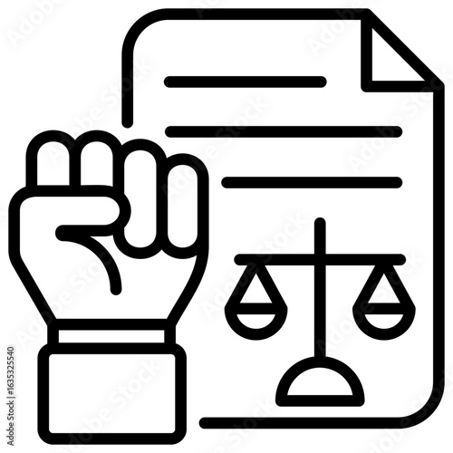 Enforcement Outline Icon