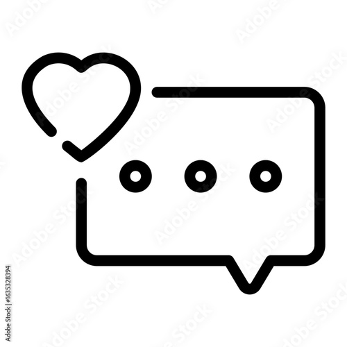 favourite line icon