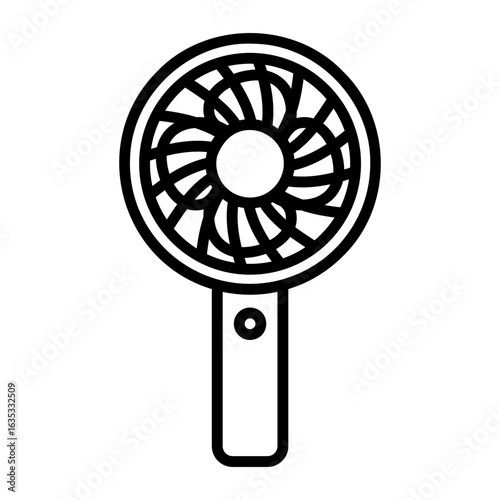 Handy fan icon.