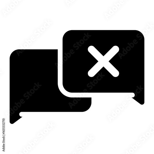 chat glyph icon