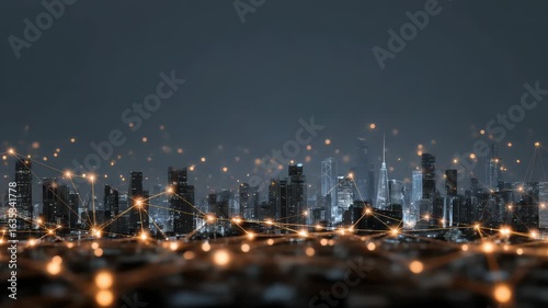 5G wireless network, high speed internet, cloud computing or connect diagram technology, Data storage, service, synchronize, online, financial, Connectivity global, smart city, ecommerce, facility