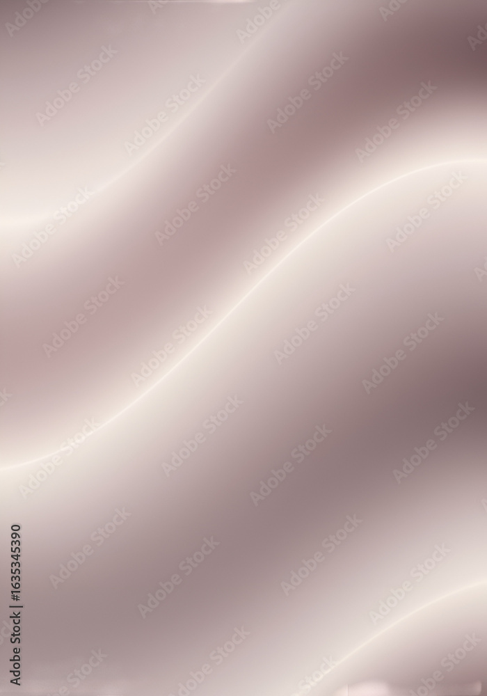 Obraz premium Abstract 3D Illustration with Soft Pink Gradient Waves Background