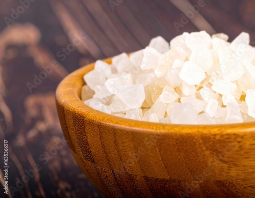 a pile of sugar in a bowl
