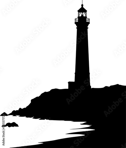 lighthouse on the beach, lighthouse, sea, sky, water, sunset, ocean, light, tower, architecture, beacon, coast, travel, landscape, building, silhouette, landmark, navigation, coastline, beach, greece,