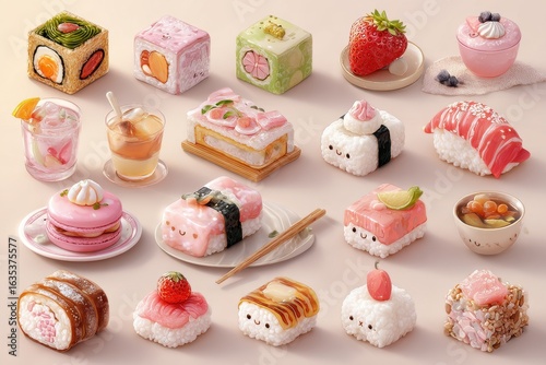Cute Sushi & Dessert Treats
