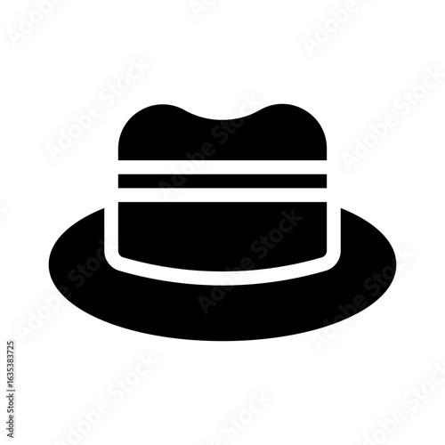 fedora glyph icon