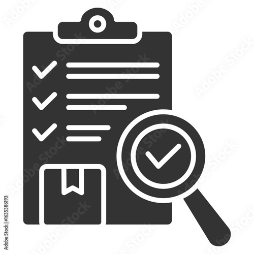 Inspection Glyph Icon