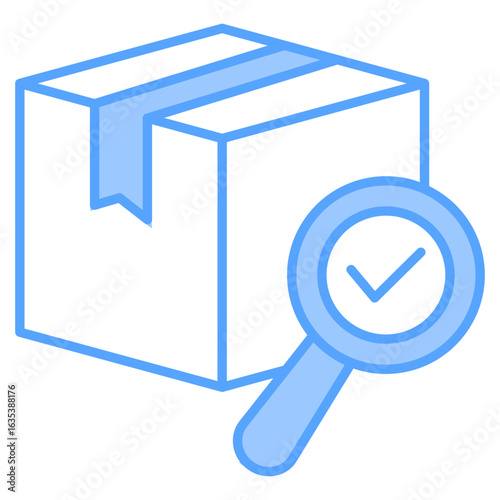 Quality Control Blue Icon