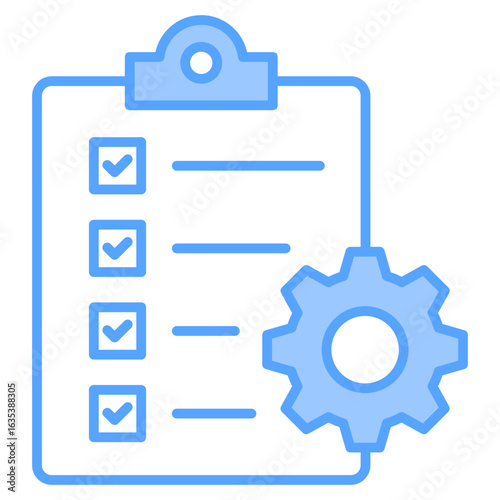 Specification Blue Icon