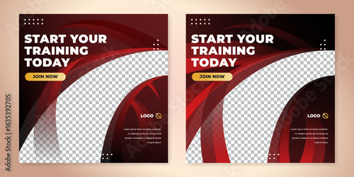 Start Training today Business Brochure Abstract Flyer | flyer template | Gradient Cyber Monday poster save up to 80% blue background design poster