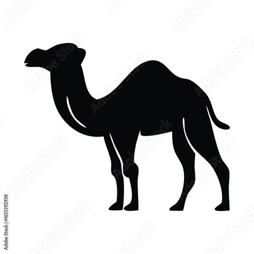 camel silhouette-vector