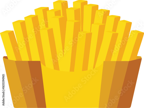 A Bucket of French Fries