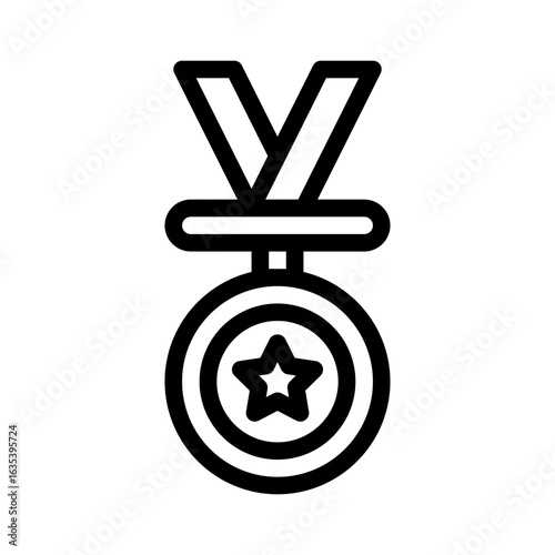 medal line icon