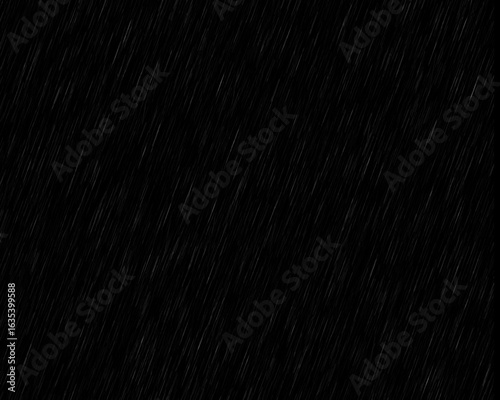 Falling Rain Isolated on Transparent Background