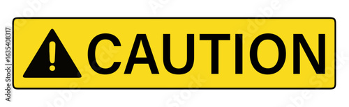 CAUTION Header Label or Magnet