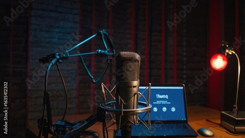 Late Night Podcast Studio Vibes