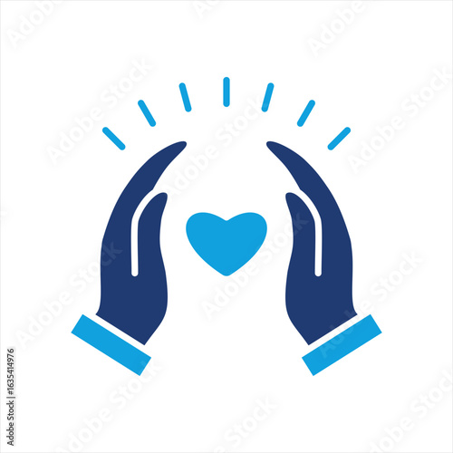Faith Flat Blue Icon