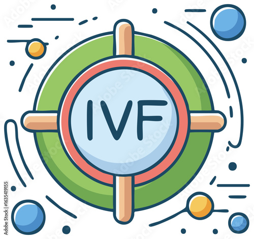 IVF In Vitro Fertilization Medical Procedure Concept for Reproductive Health and Fertility Treatment
