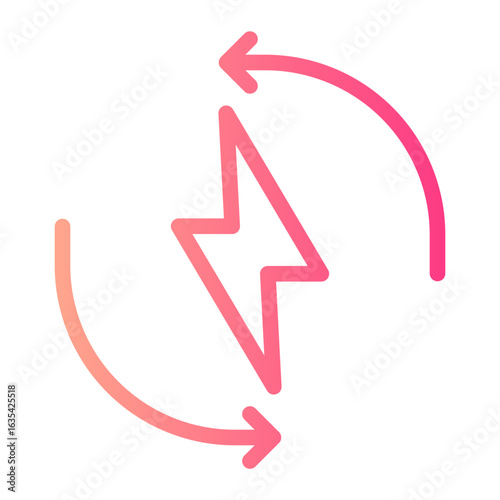 efficiency gradient icon