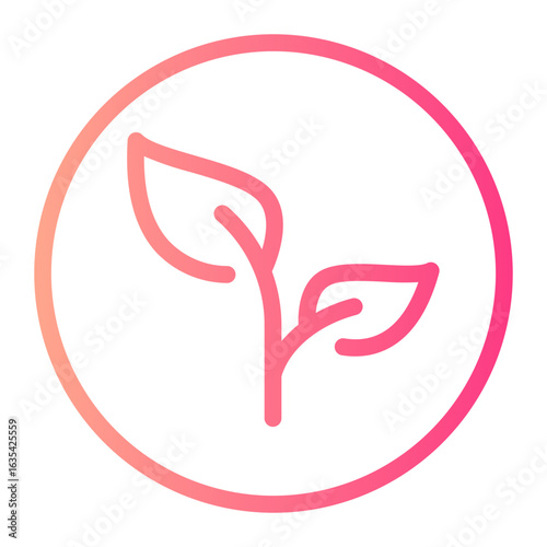 plant based gradient icon