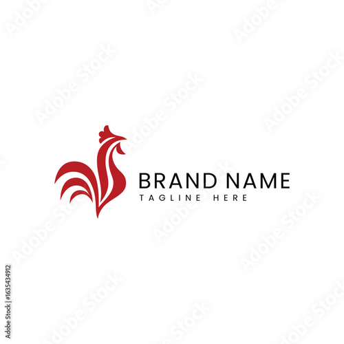 Free Download Simple and elegant chicken designs vector logo designs - GFXLoad